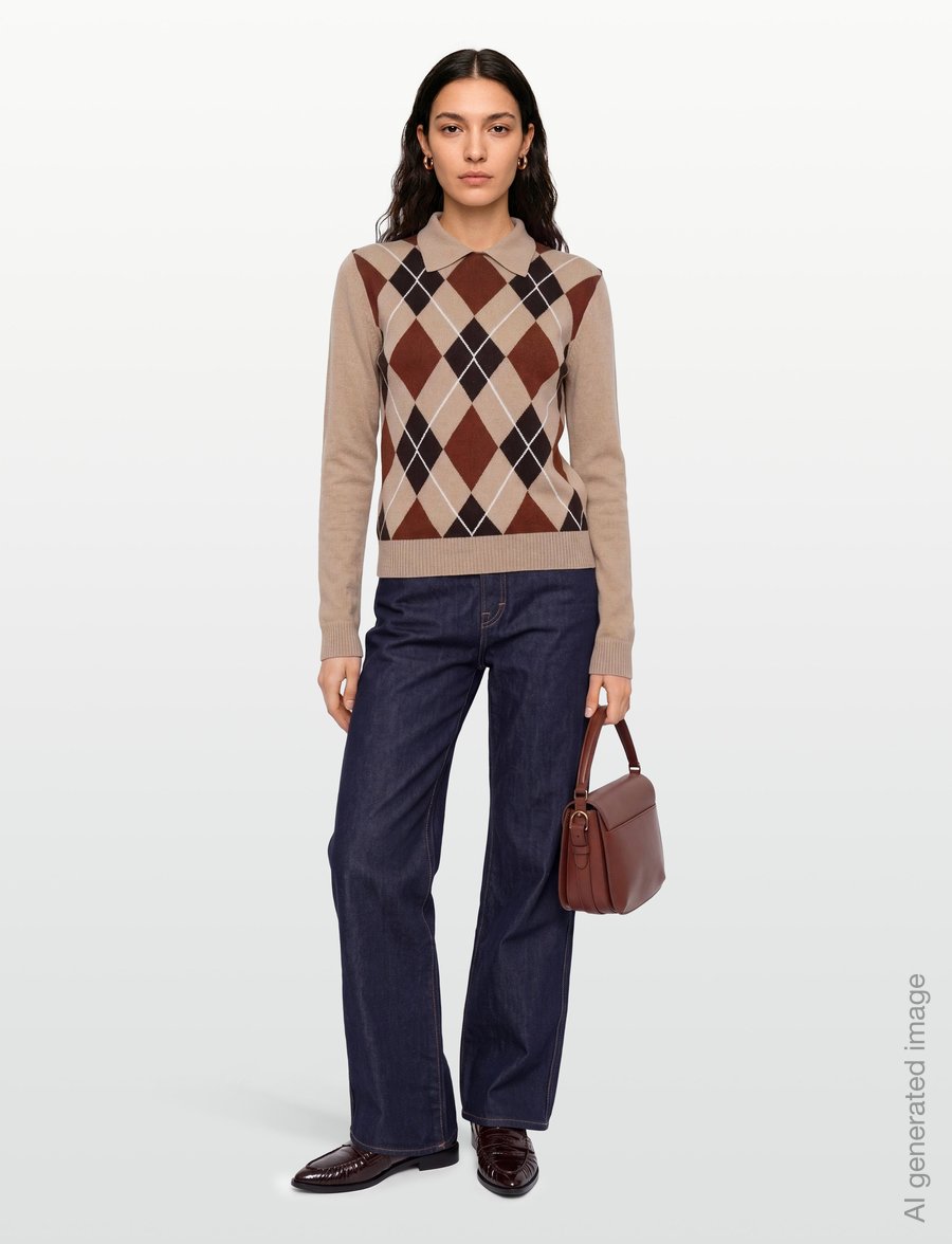 MSGM - MAGLIA/SWEATER - kashmir - clay - 0