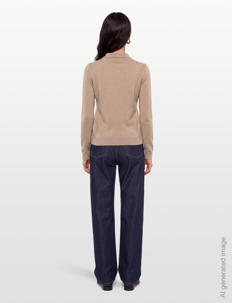 MSGM - MAGLIA/SWEATER - kashmir - clay - 4