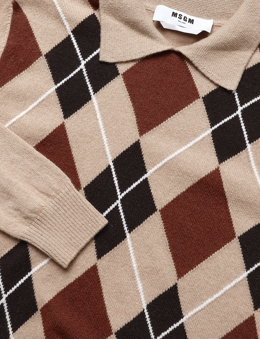 MSGM - MAGLIA/SWEATER - kaschmir - clay - 2
