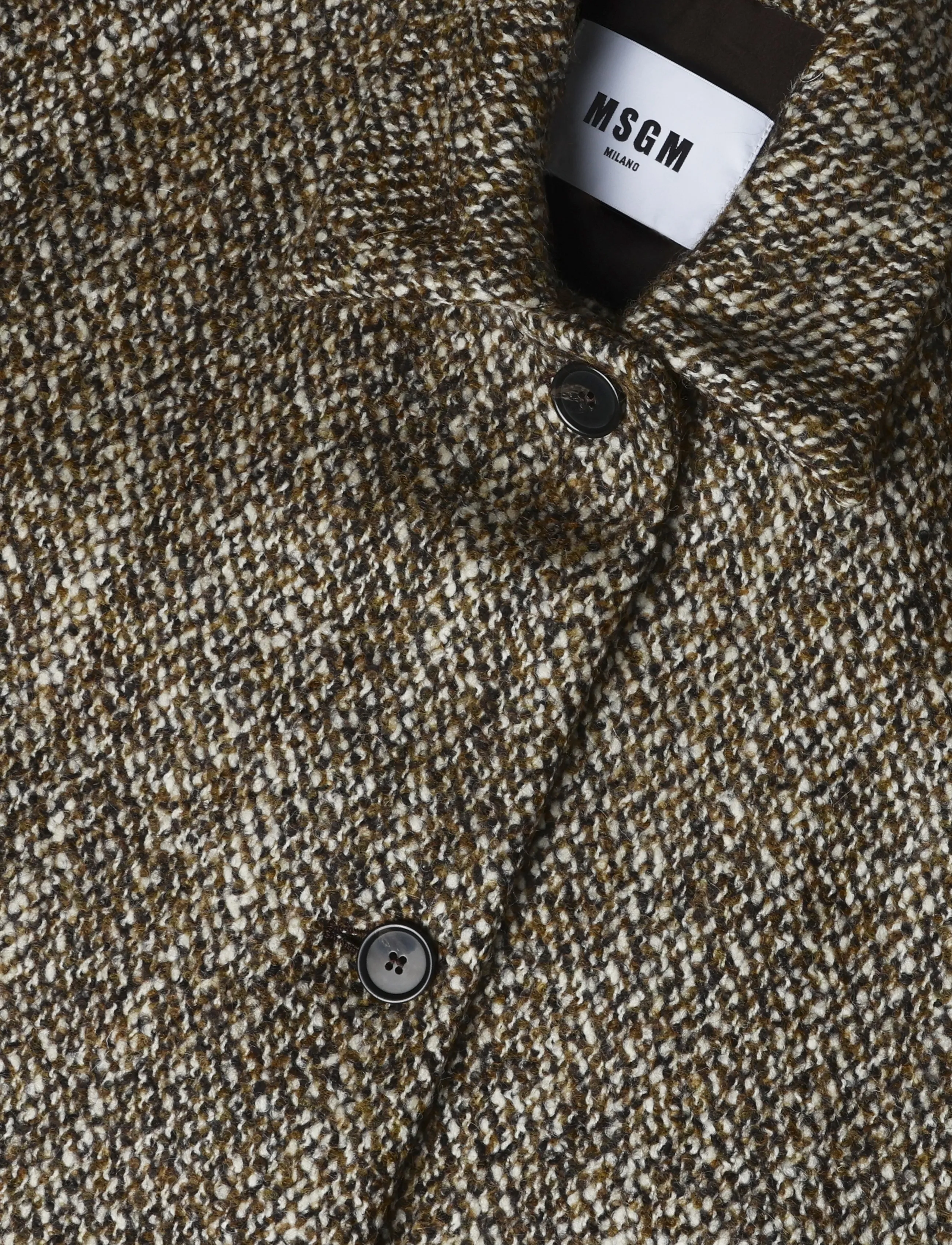 MSGM - CAPPOTTO/COAT - vinterjakker - multi brown - 2