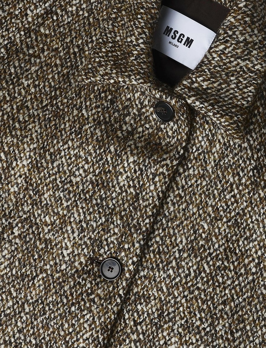 MSGM - CAPPOTTO/COAT - vinterjakker - multi brown - 2