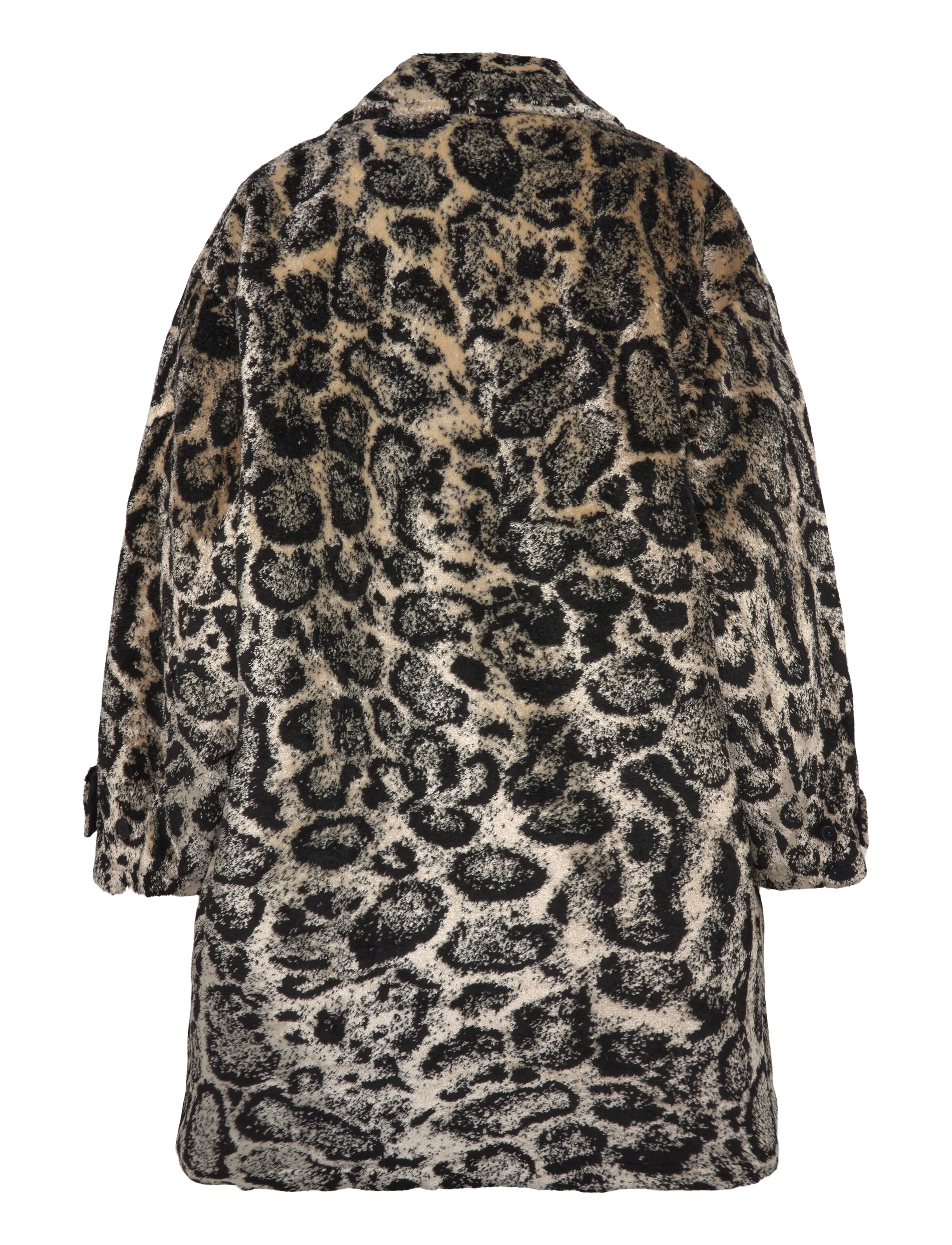 MSGM - CAPPOTTO/COAT - kunstpelz - greige - 1