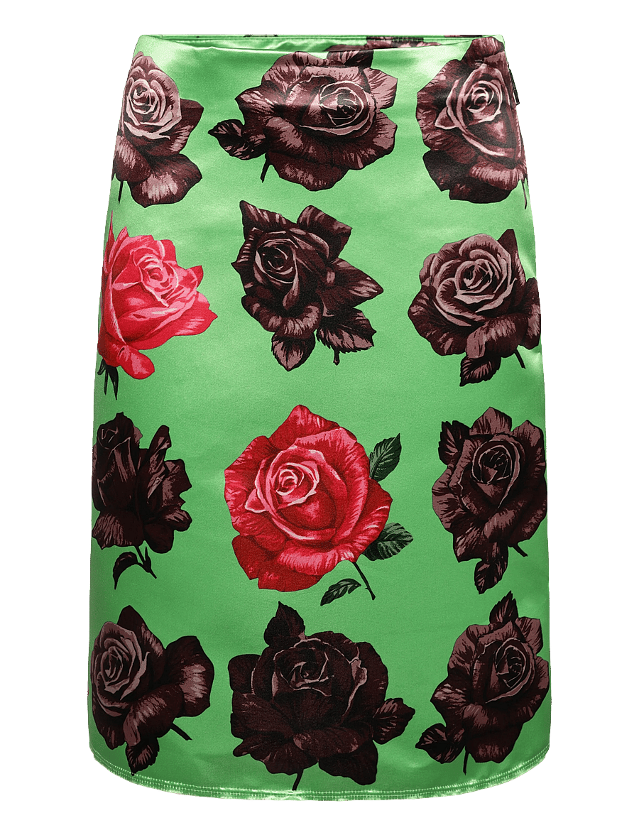 MSGM - GONNA/SKIRT - satinnederdele - lime green - 0