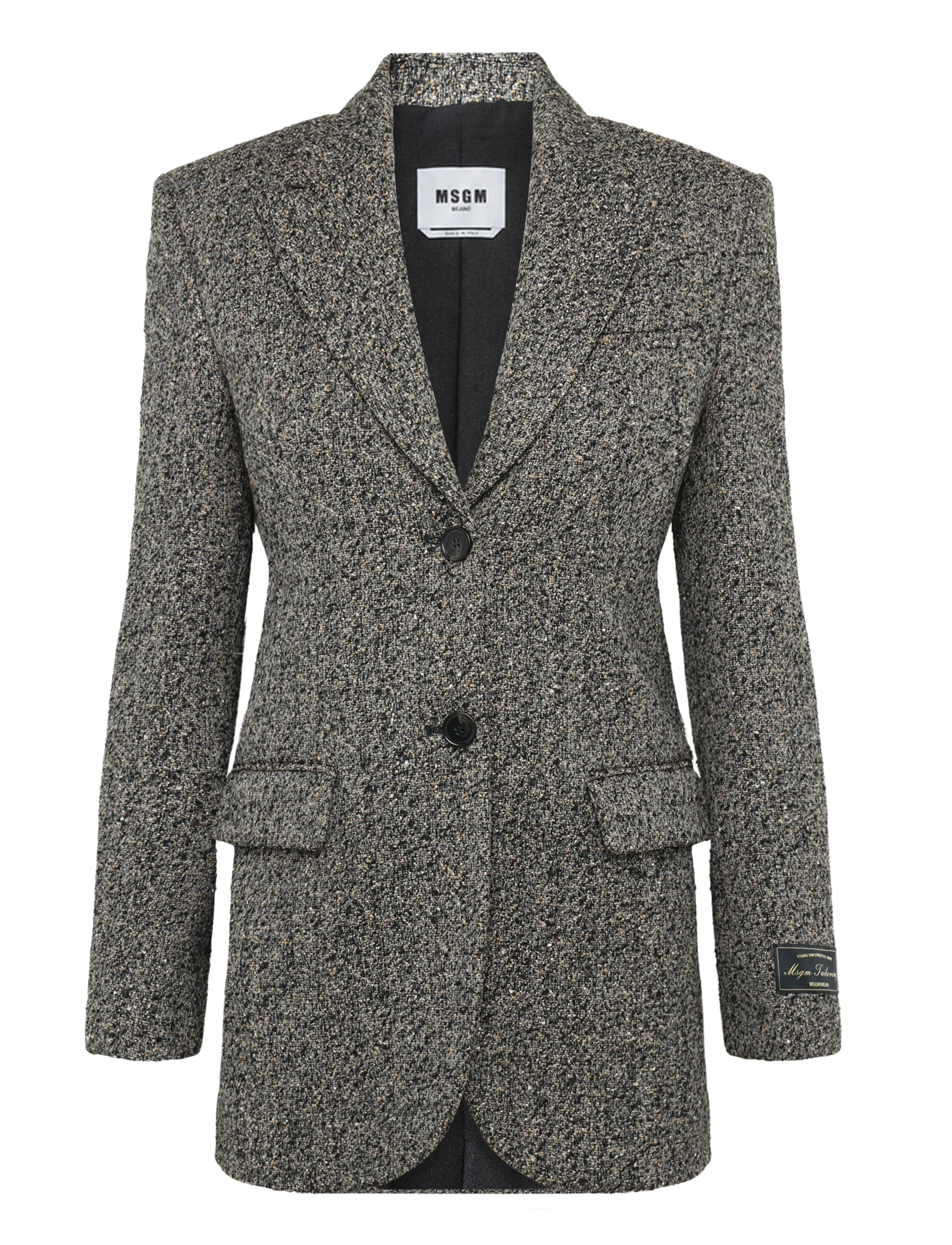 MSGM GIACCA/JACKET - Single breasted blazers - BLACK / black