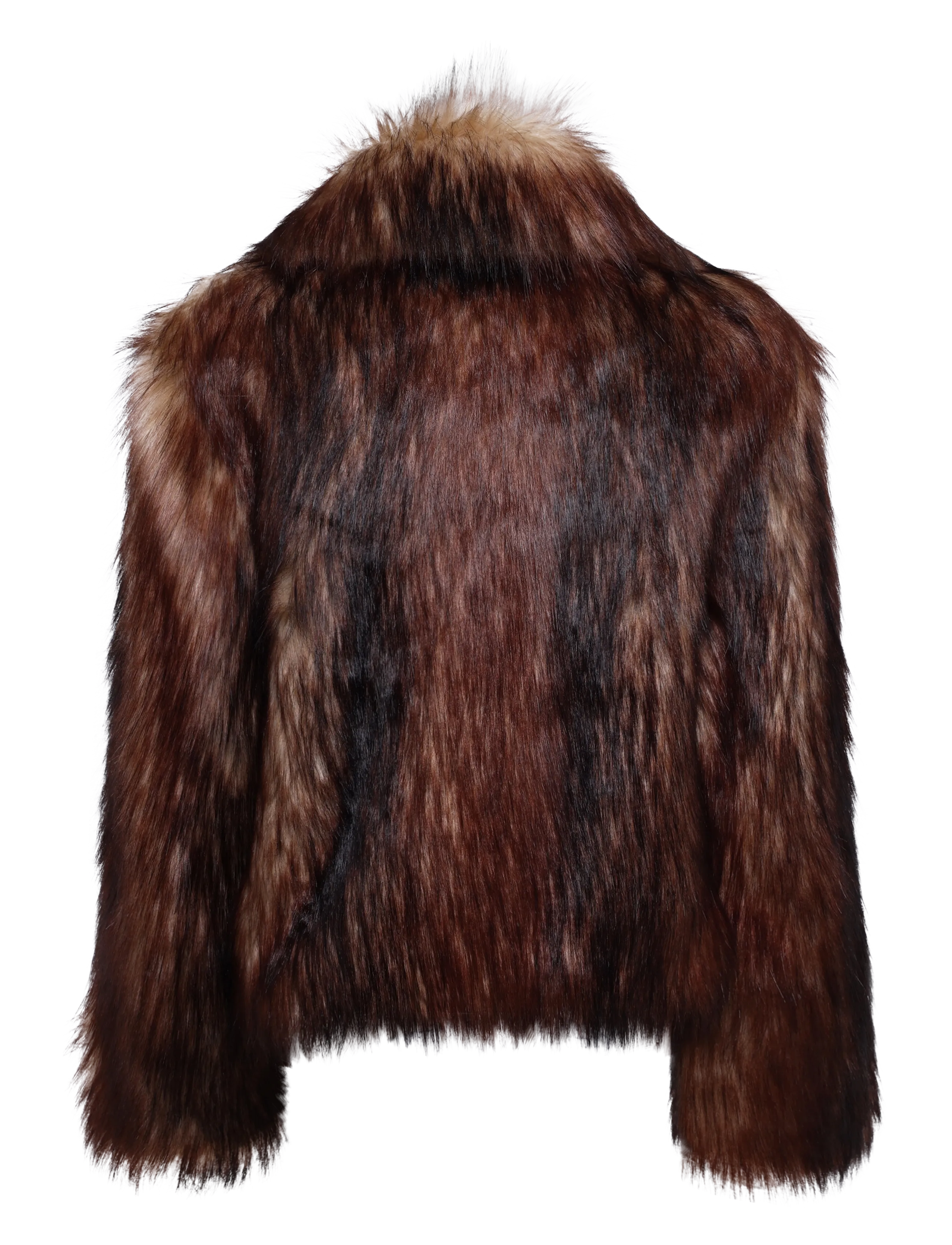 MSGM - GIUBBINO/JACKET - faux fur - burnt brown - 1