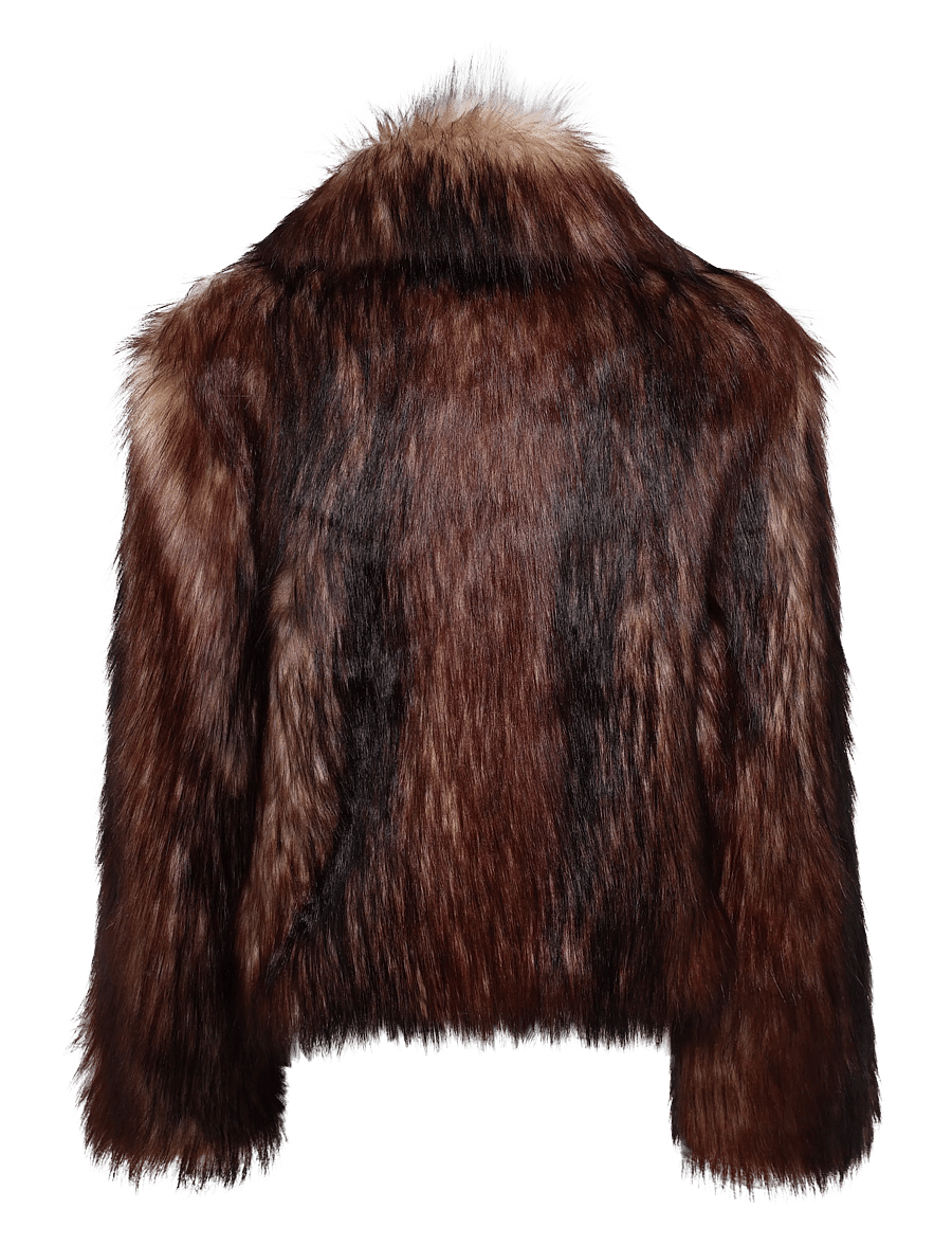 MSGM - GIUBBINO/JACKET - kunstpelz - burnt brown - 1