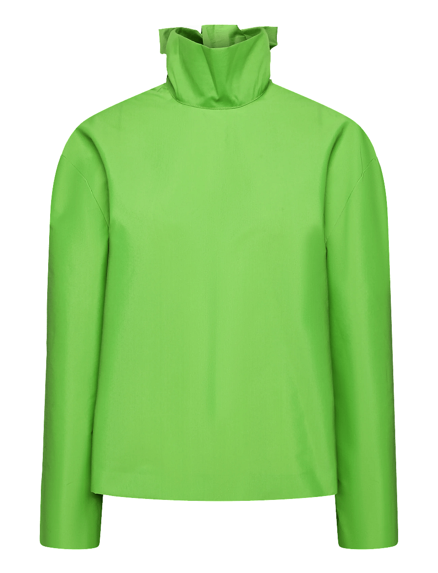 MSGM - BLUSA/BLOUSE - langærmede bluser - lime green - 0