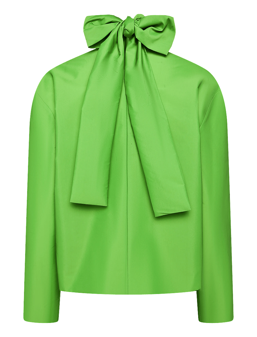 MSGM - BLUSA/BLOUSE - langærmede bluser - lime green - 1