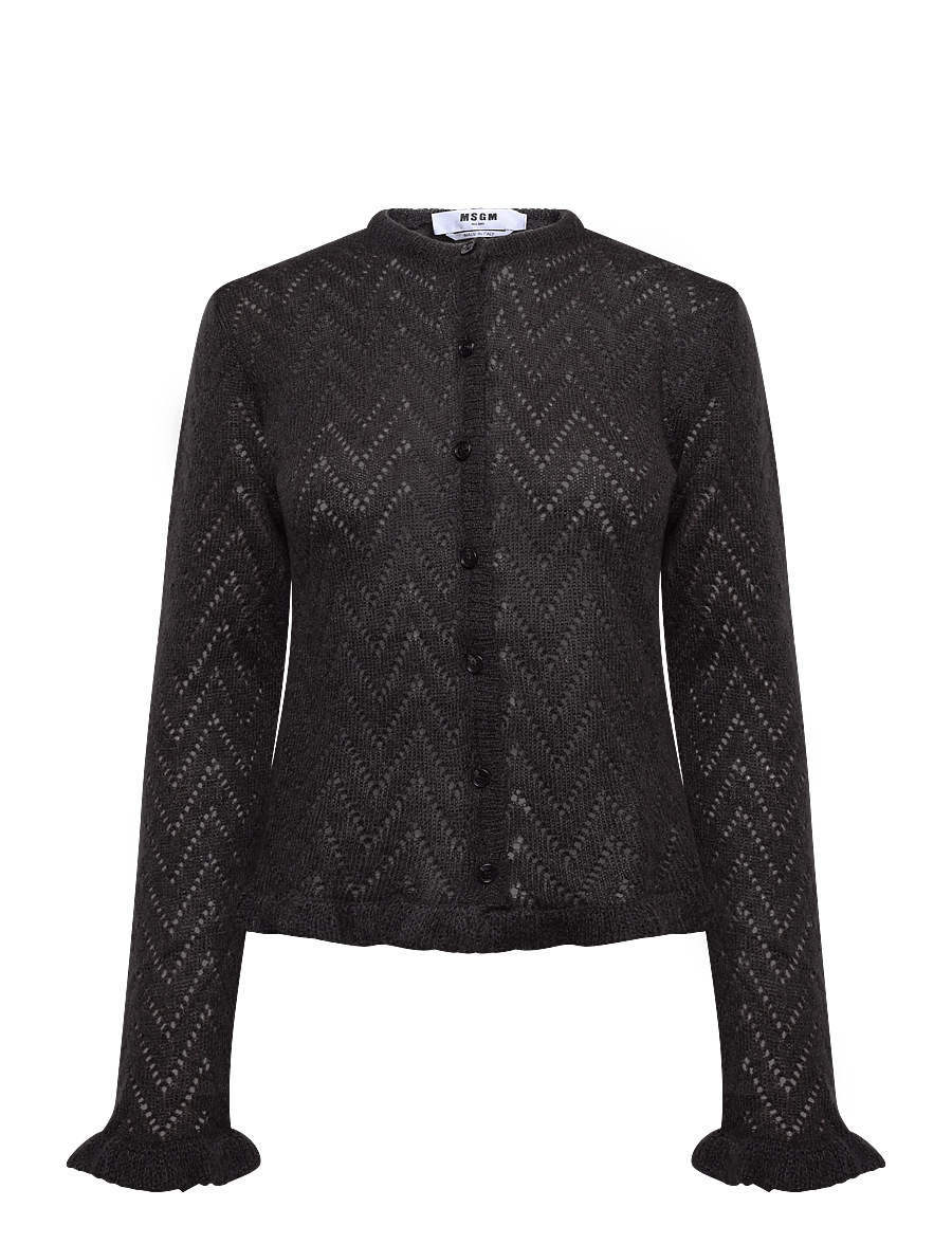 MSGM - MAGLIA/SWEATER - kardiganid - dark cocoa - 0