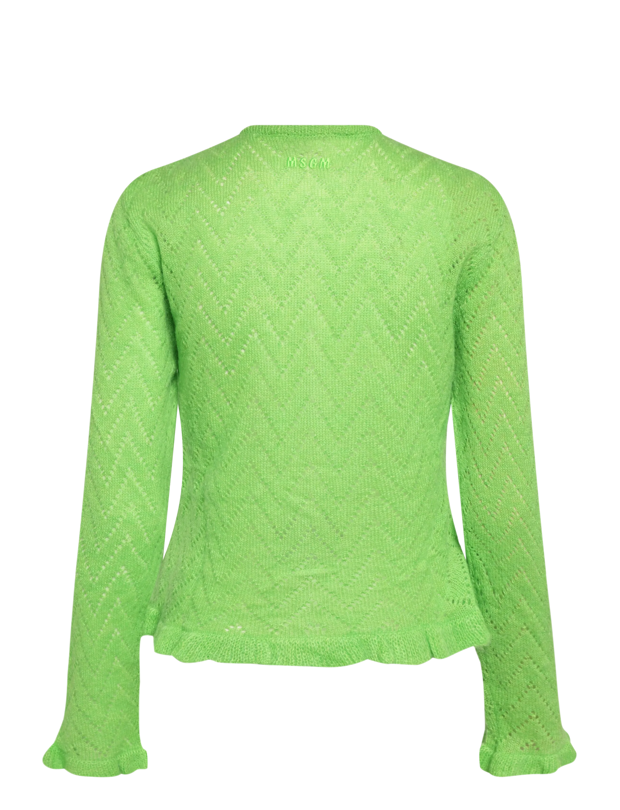 MSGM - MAGLIA/SWEATER - cardigans - lime green - 1