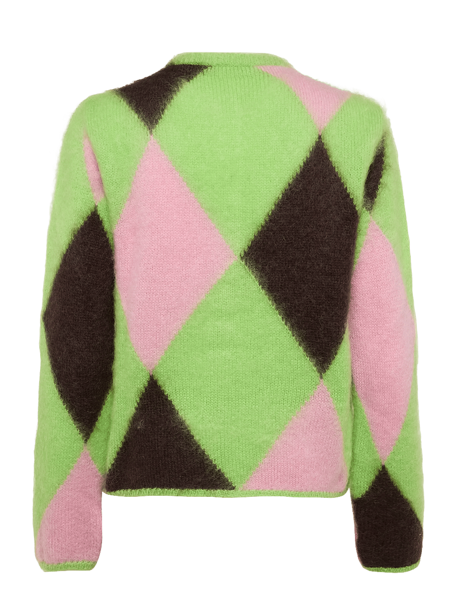 MSGM - MAGLIA/SWEATER - strickjacken - lime green - 1