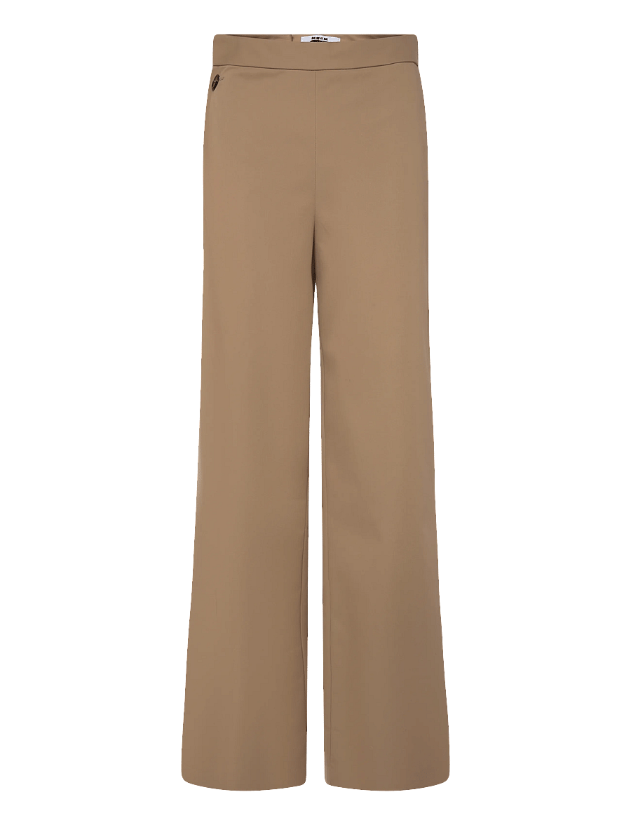 MSGM - PANTALONE/PANTS - hosen mit weitem bein - barley corn - 0