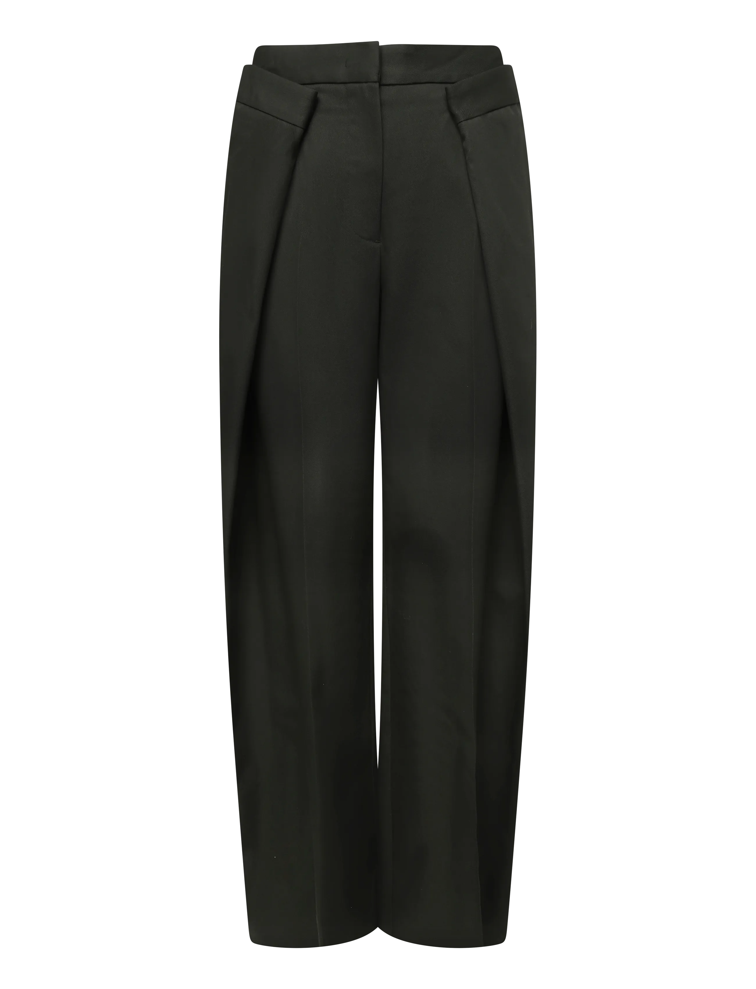 MSGM Pantalone/Pants, Damen, Plissierte Hose, Khakigrün, Gr.38
