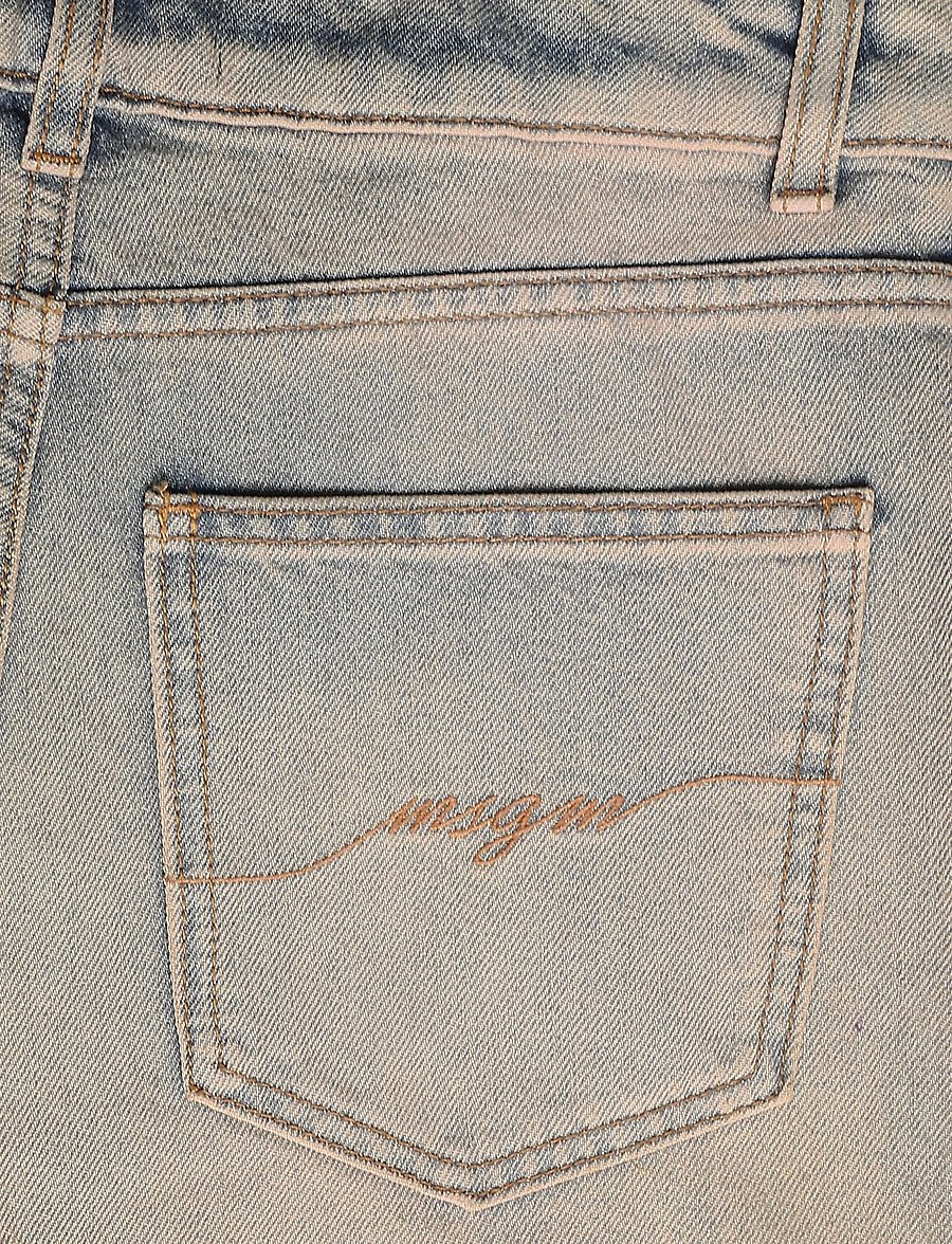 MSGM - PANTALONE/PANTS - hosen mit weitem bein - light blue - 4