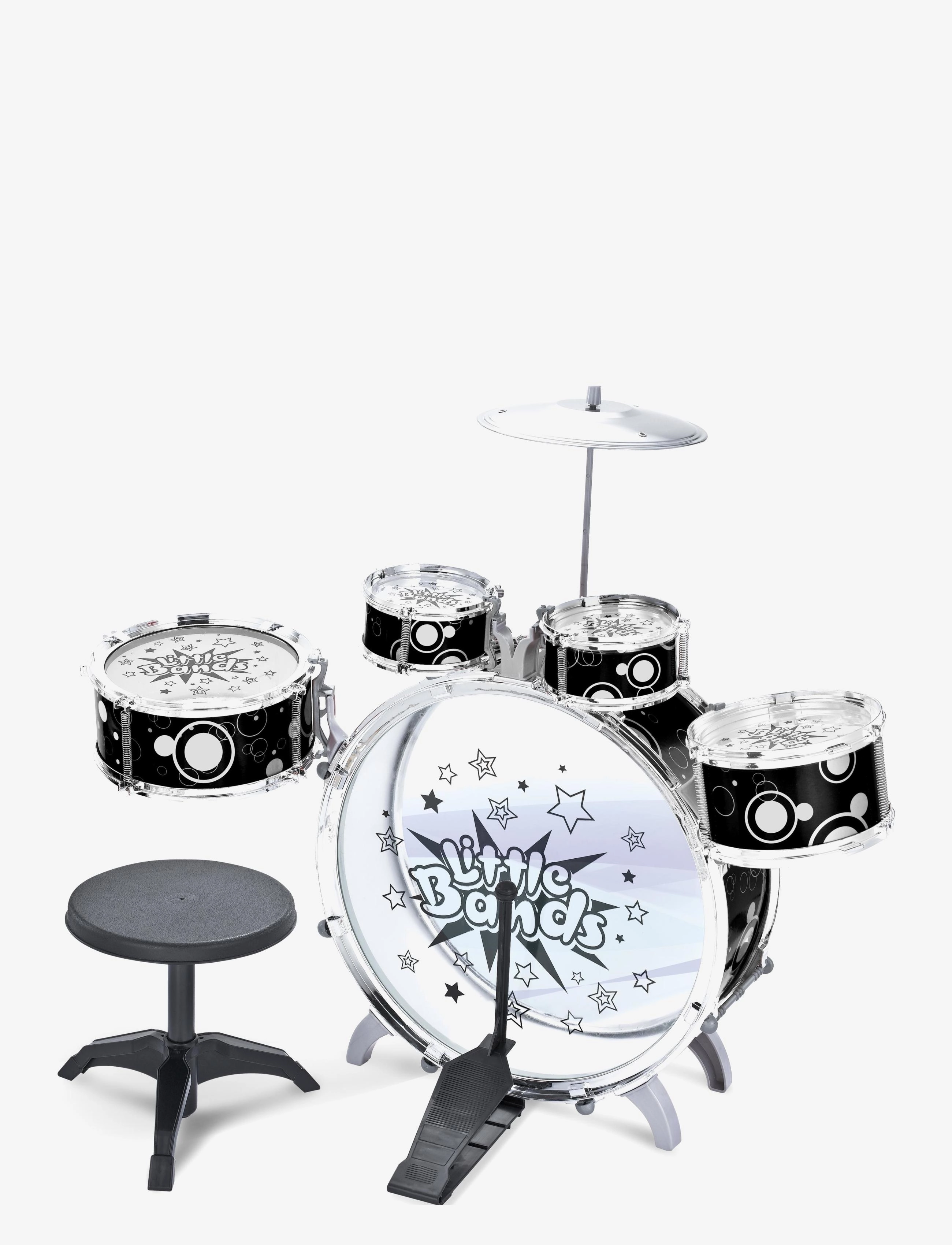 Music Mu Drum Set, One Size, Black, Legetøj > Musical Instruments, Børn