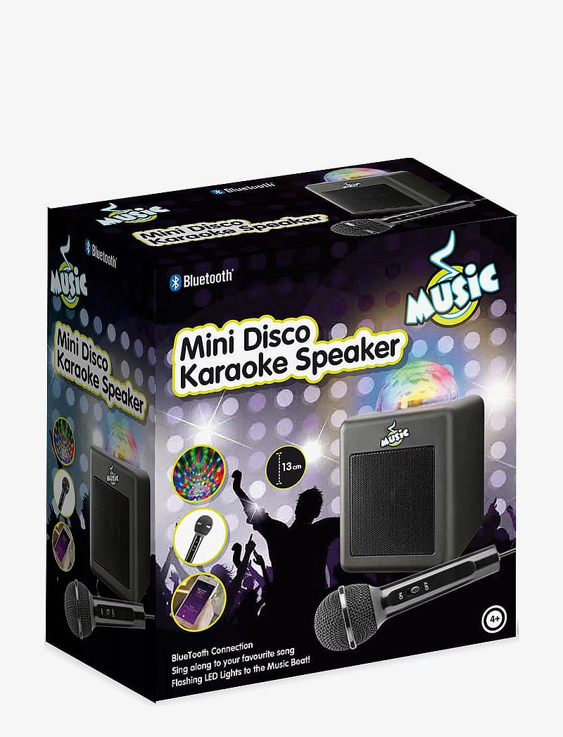 Music - MU Karaoke BT Disco Speaker w/Mic - julklappar under 500kr - black - 1