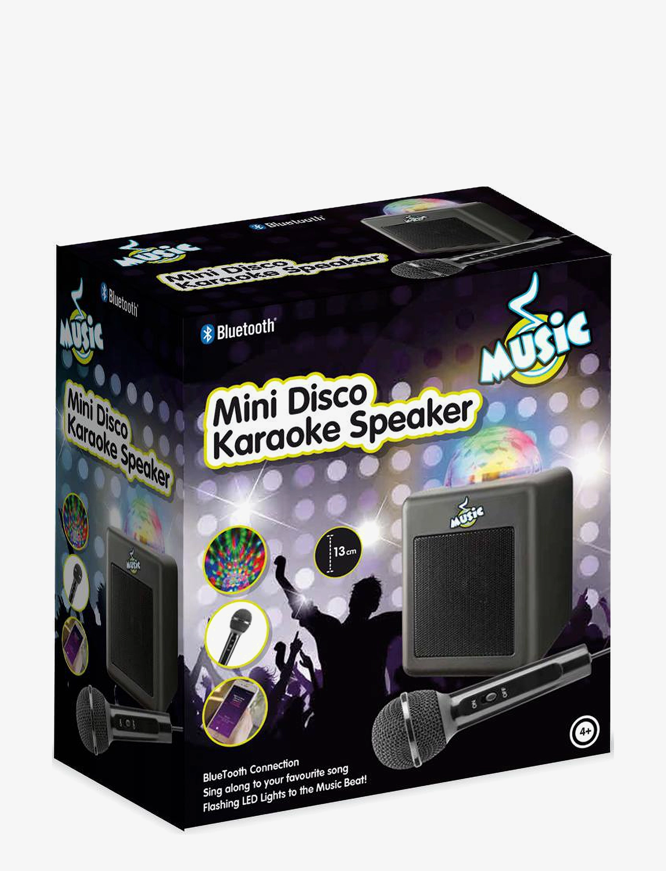 Music - MU Karaoke BT Disco Speaker w/Mic - musikinstrument - black - 1