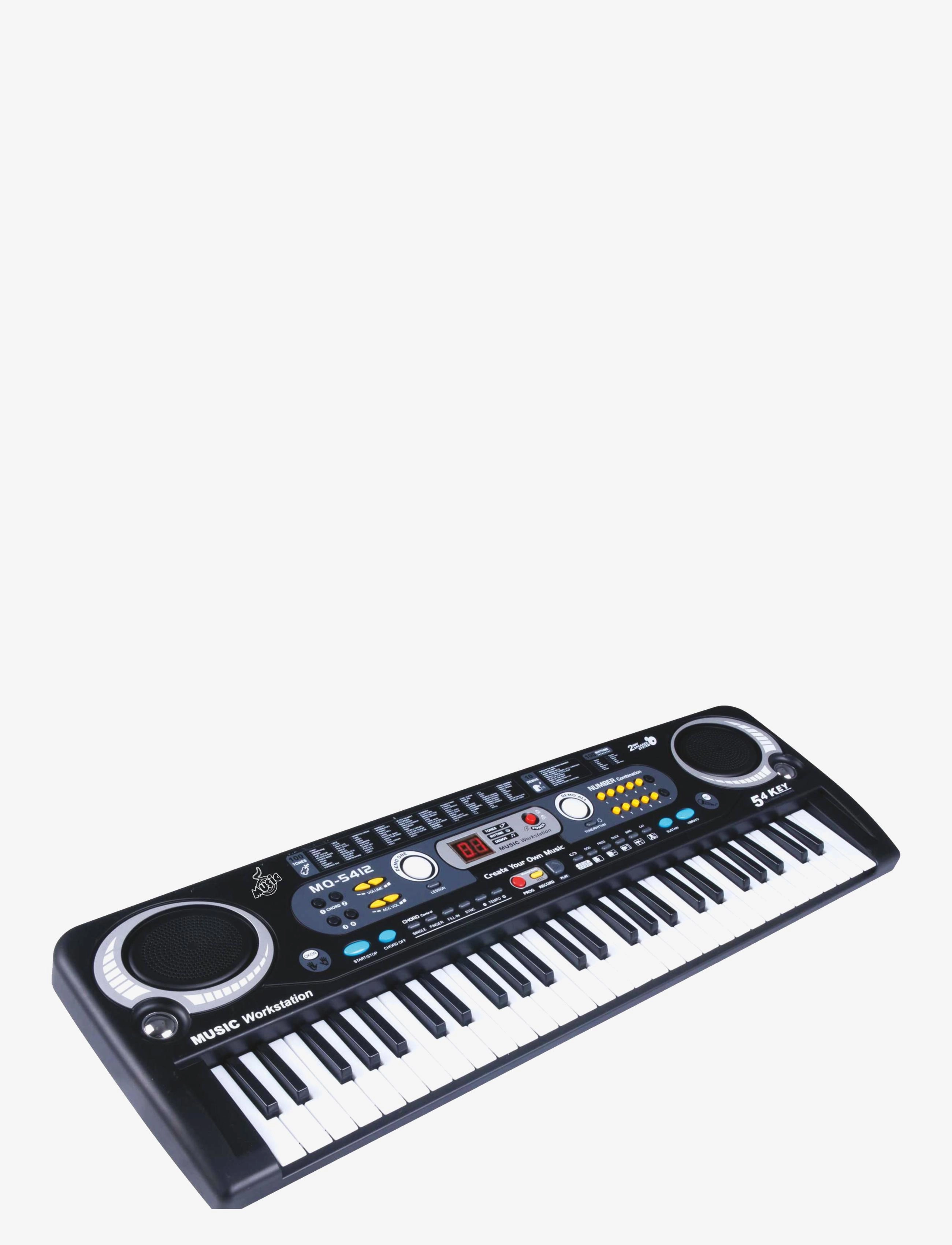 Music Mu Keyboard 54 Keys, Børn, Musical Instruments, Sort, Str: ONE SIZE