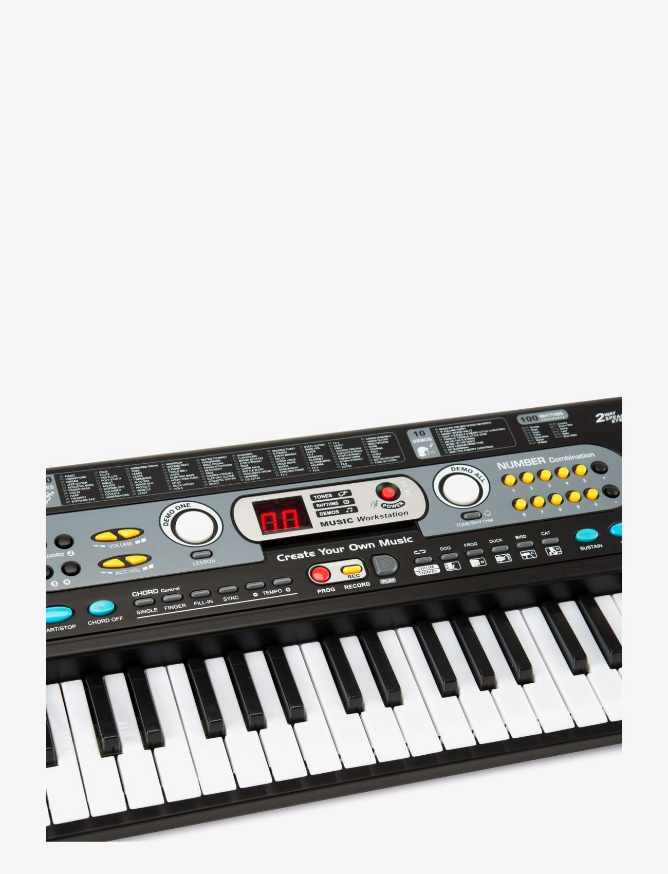 Music - MU Keyboard 54 keys - musikinstrumenter - black - 1