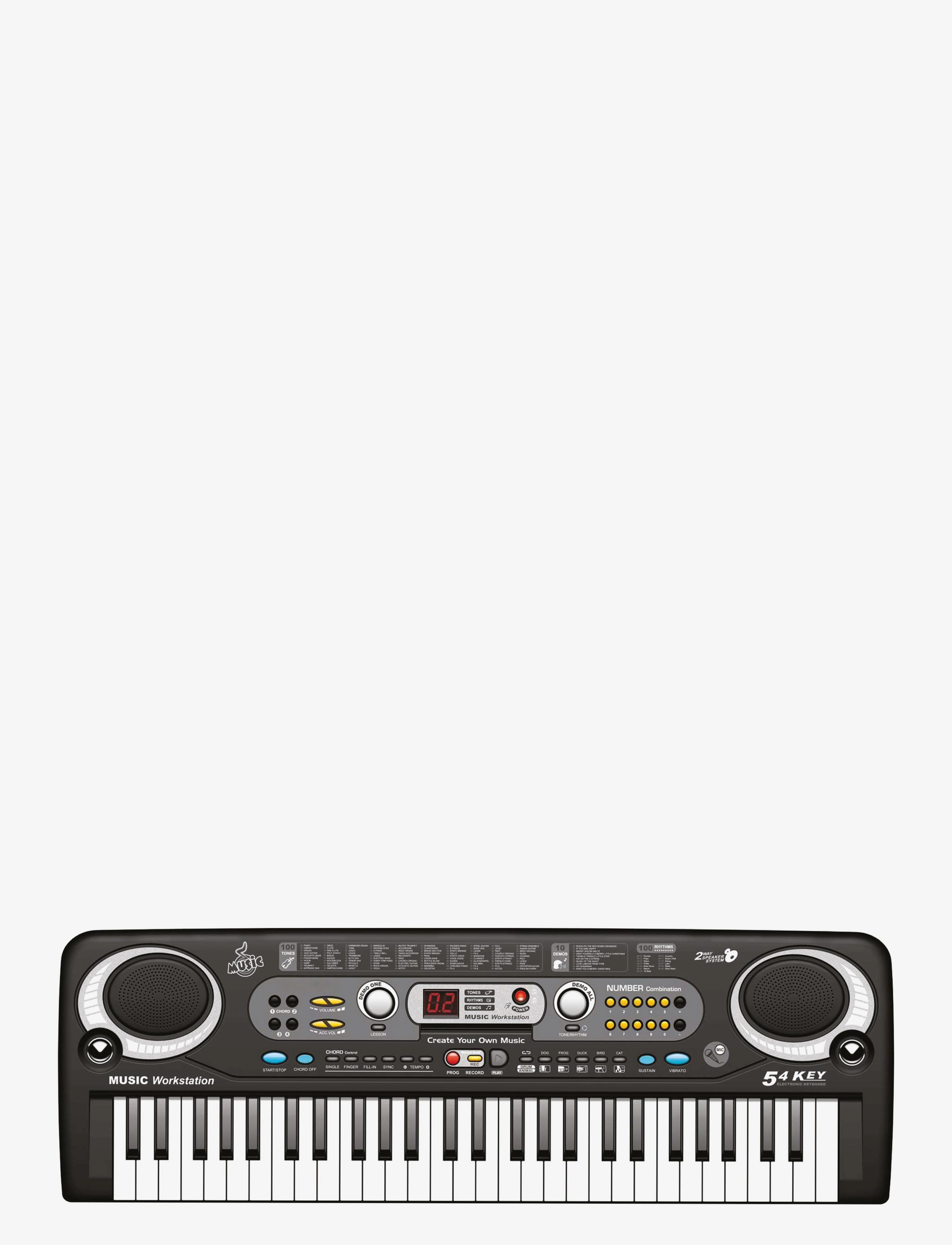 Music - MU Keyboard 54 keys - musikinstrumenter - black - 4