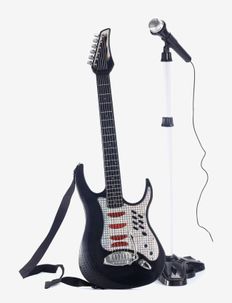 MU Electric Guitar with Microphone & Stand, Music