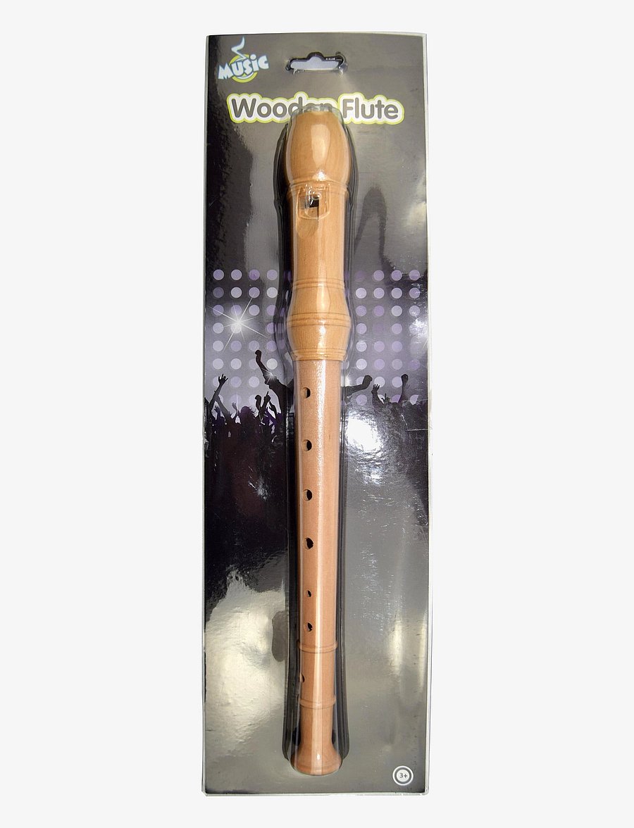 Music - MUSIC Wooden Flute - musikinstrument - multi coloured - 1
