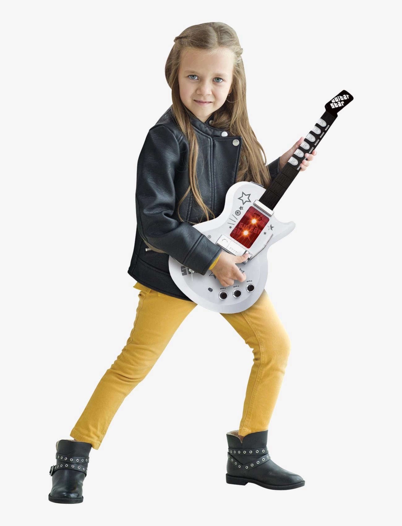 Music - MUSIC Electric Guitar W/ Carrying Strap - musikinstrumenter - multi coloured - 1