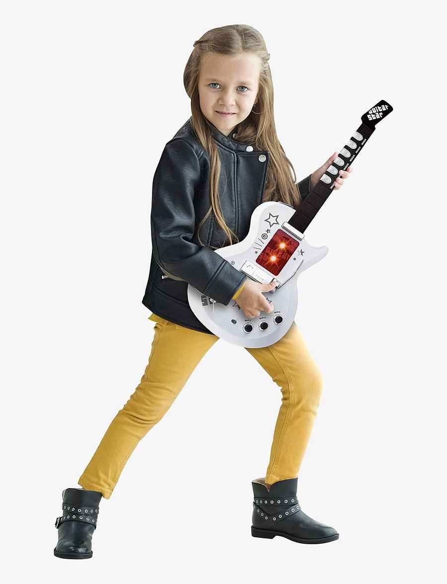 Music - MUSIC Electric Guitar W/ Carrying Strap - musikinstrumenter - multi coloured - 1