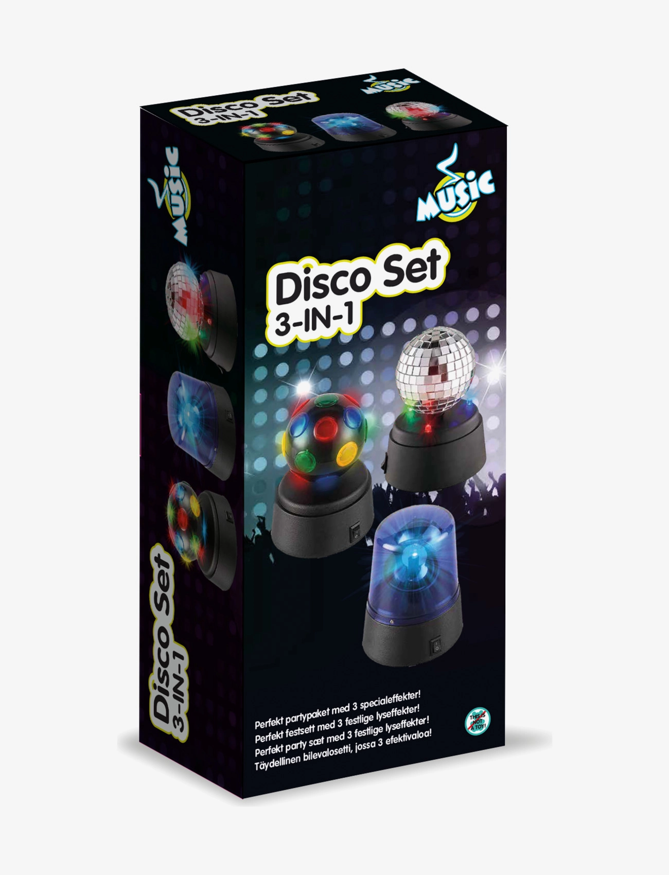 Music - MUSIC Disco set 3-IN-1 - elektronikk & media - black - 5