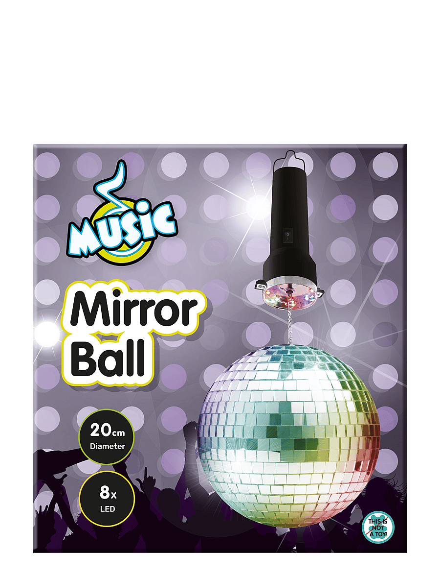 Music - MUSIC Mirror Ball 20cm - musikinstrumenter - multicolor - 1