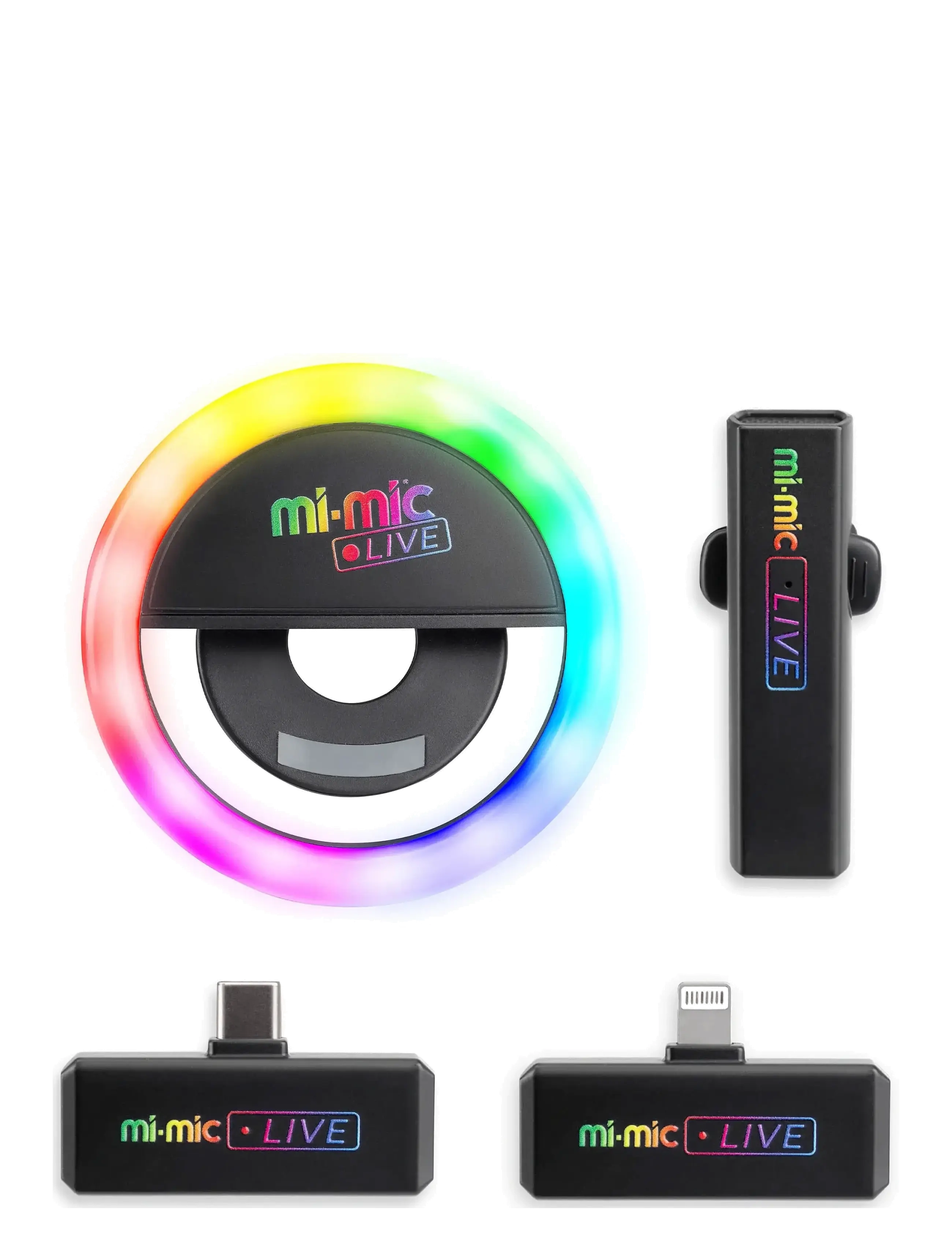 Music Vlogging Kit, Lighting Tilbehør, Sort, Str: ONE SIZE