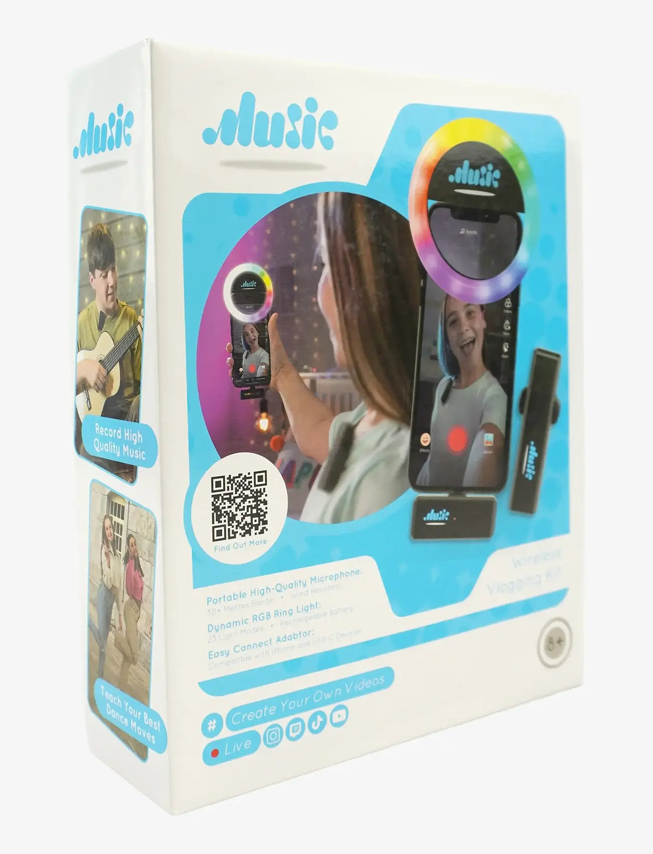 Music - MUSIC Vlogging kit - lighting accessories - multicolor - 3