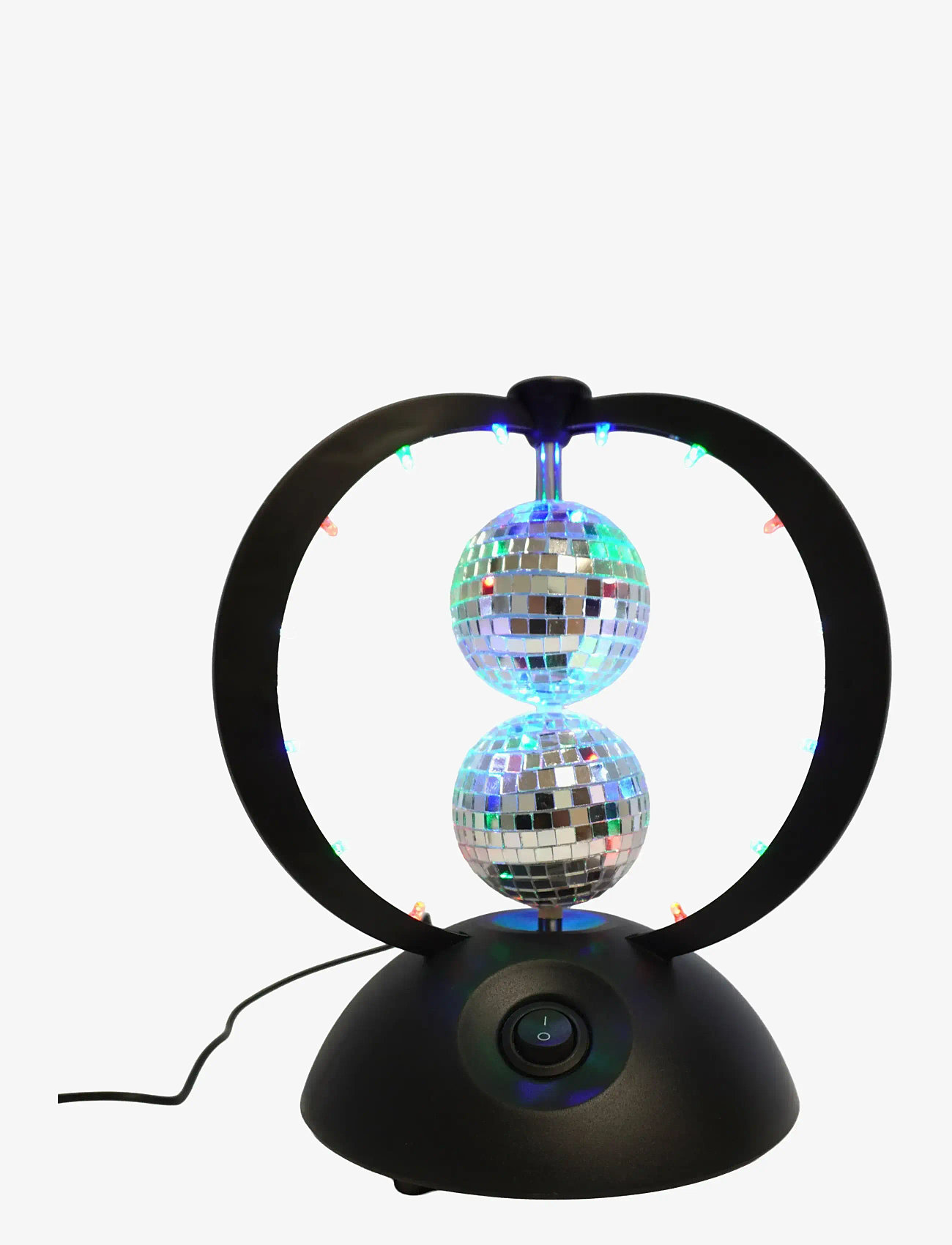 Music - MUSIC Rotating double mirror balls multi colour LEDs - elektronik & media - multicolor - 0