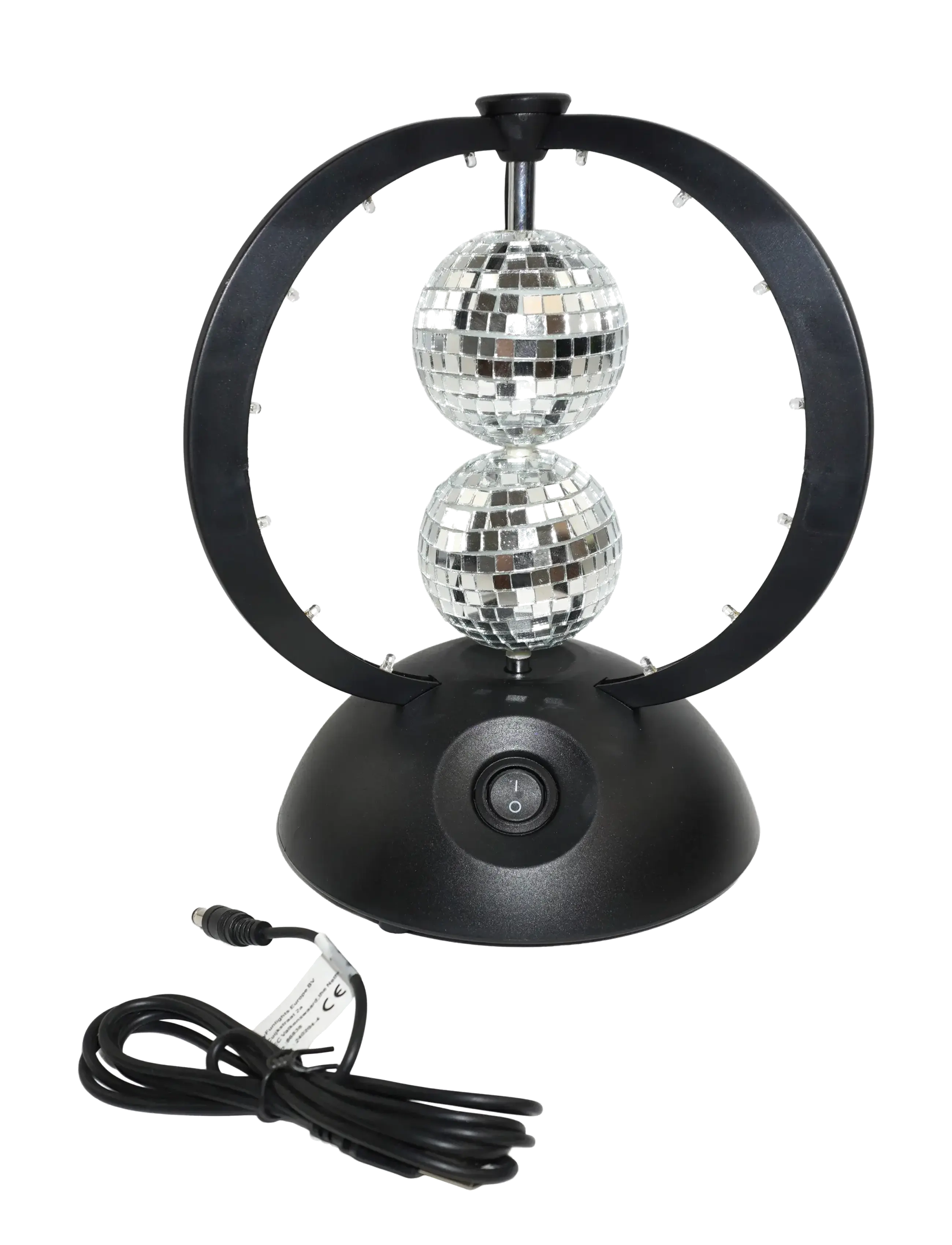 Music - MUSIC Rotating double mirror balls multi colour LEDs - raftæki - multicolor - 2