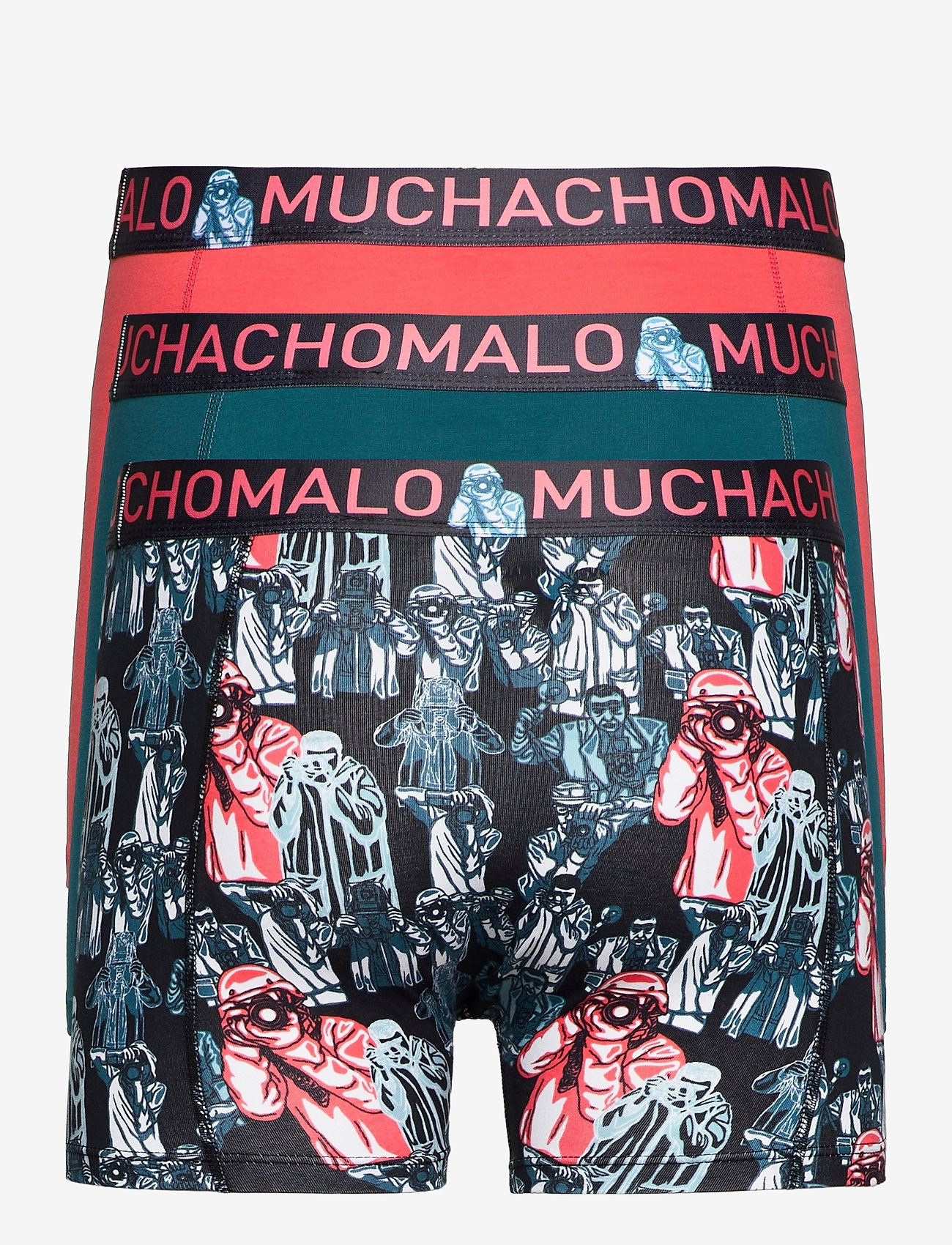 Muchachomalo - 1010 CAMRA 07 3PK BOXER - multicoloured/orange/green - 1