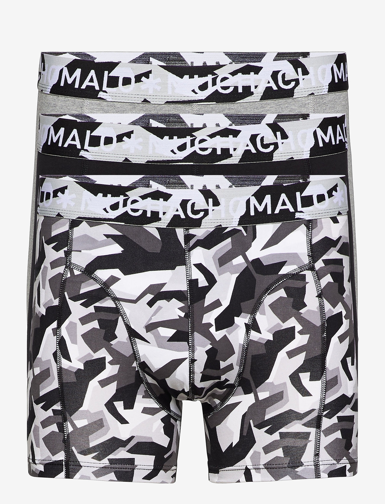Muchachomalo - 1010 DUCHE 07 3PK BOXER - grey/black/grey - 0