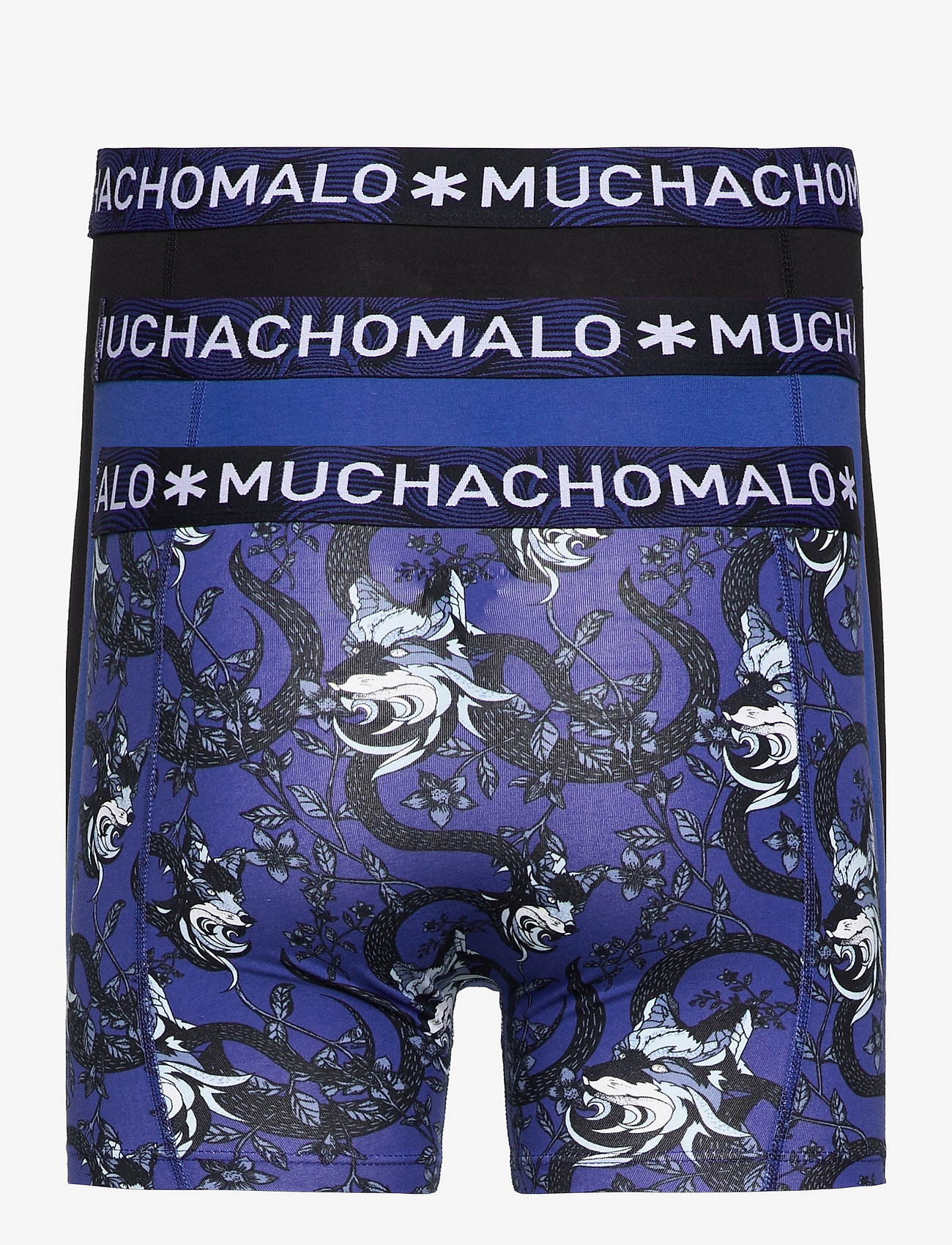 Muchachomalo - 1010 VOXHO 07 3PK BOXER - blue/blue/blue - 1