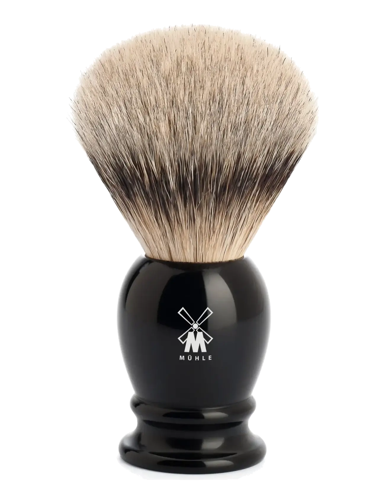 Mühle Shaving CLASSIC SHAVING BRUSHES Silvertip badger High-grade resin black 23 mm - Beauty för Män - BLACK / black