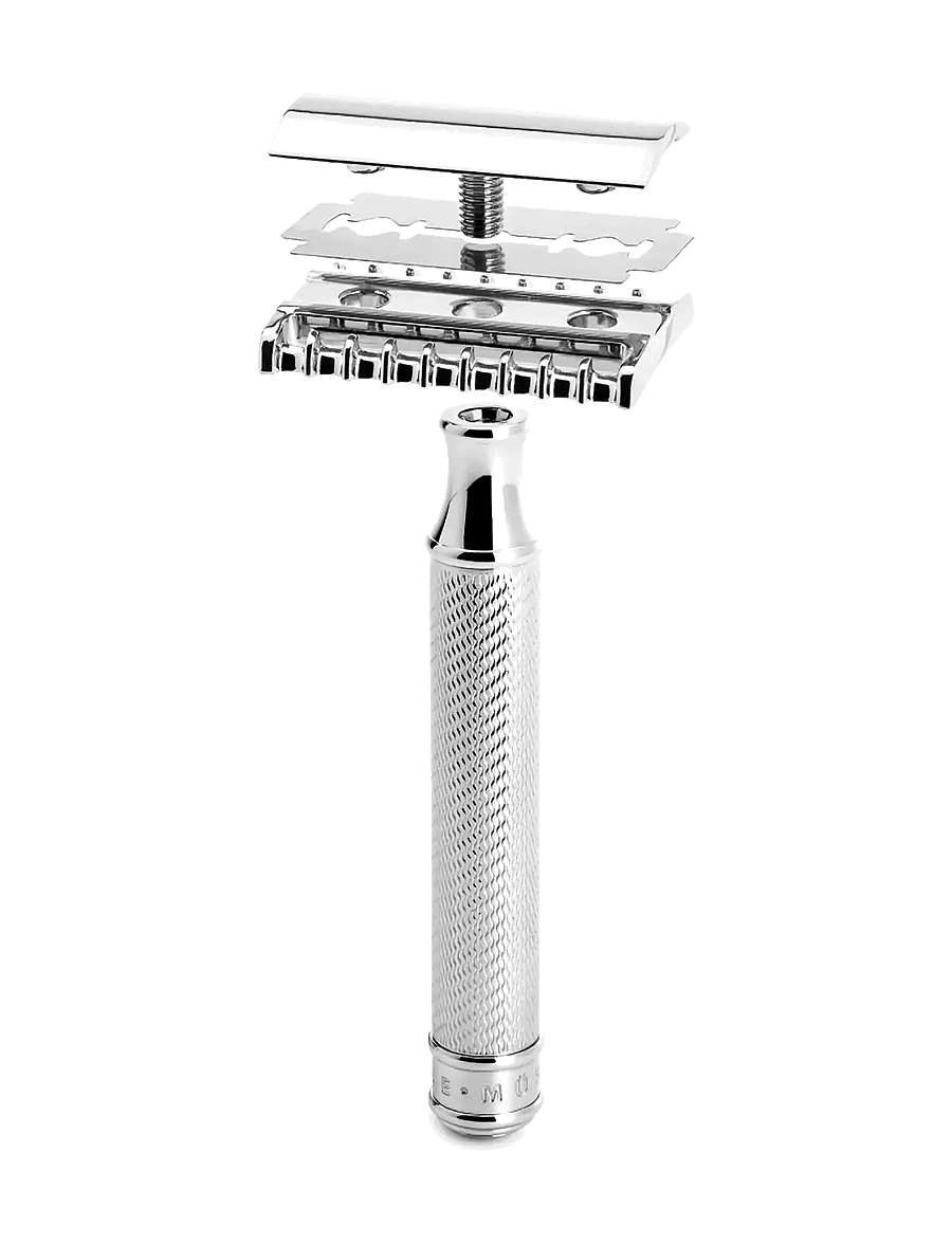 Mühle Shaving - TRADITIONAL Safety Razor Open Comb - barberskrabere - silver - 2
