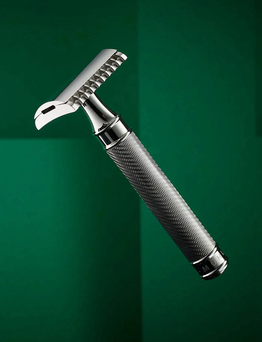 Mühle Shaving - TRADITIONAL Safety Razor Open Comb - barberskrabere - silver - 0