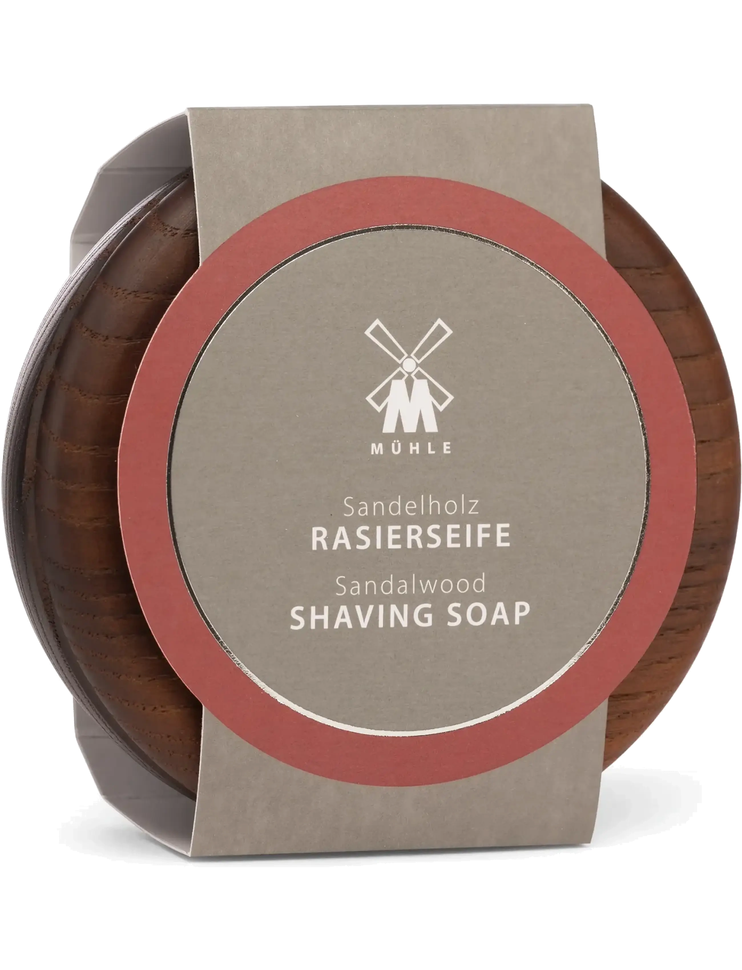 Mühle Shaving Sandalwood Wodden Bowl with Shaving Soap - Streetstyle - BROWN / brown