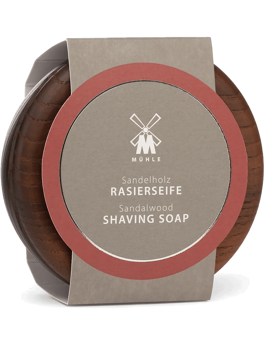 Mühle Shaving - Sandalwood Wodden Bowl with Shaving Soap - barbergels - brown - 1