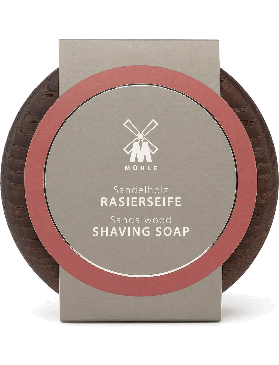 Mühle Shaving - Sandalwood Wodden Bowl with Shaving Soap - barbergels - brown - 2