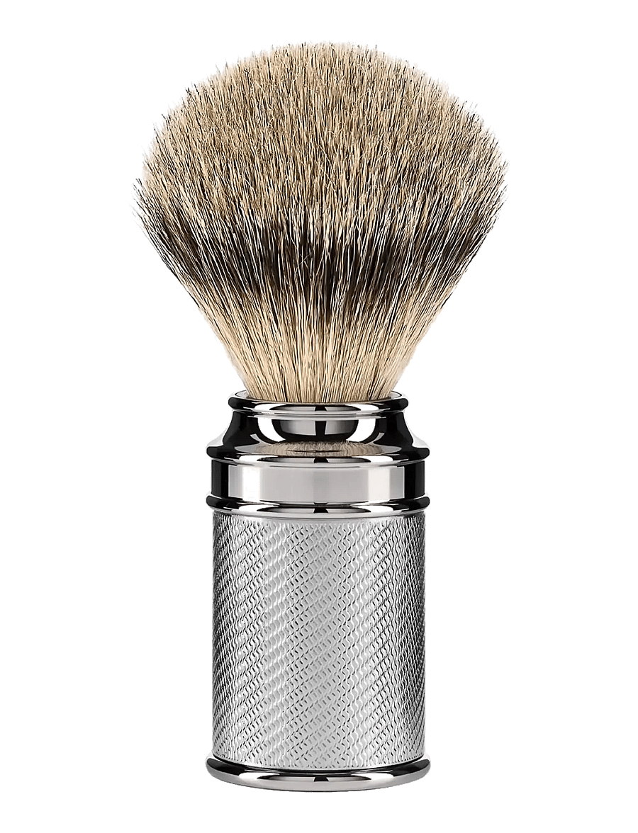 Mühle Shaving - TRADITIONAL Set Safety Razor, Shaving Brush, Metal Silvertip Badger - til ham - silver - 2