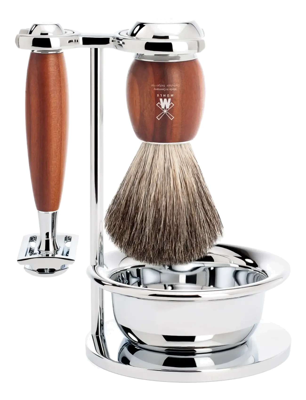 Mühle Shaving Vivo Set Safety Razor, Shaving Brush, Bowl, Pure Badger, Giftsets, Multi/mønstret, Str: ONE SIZE