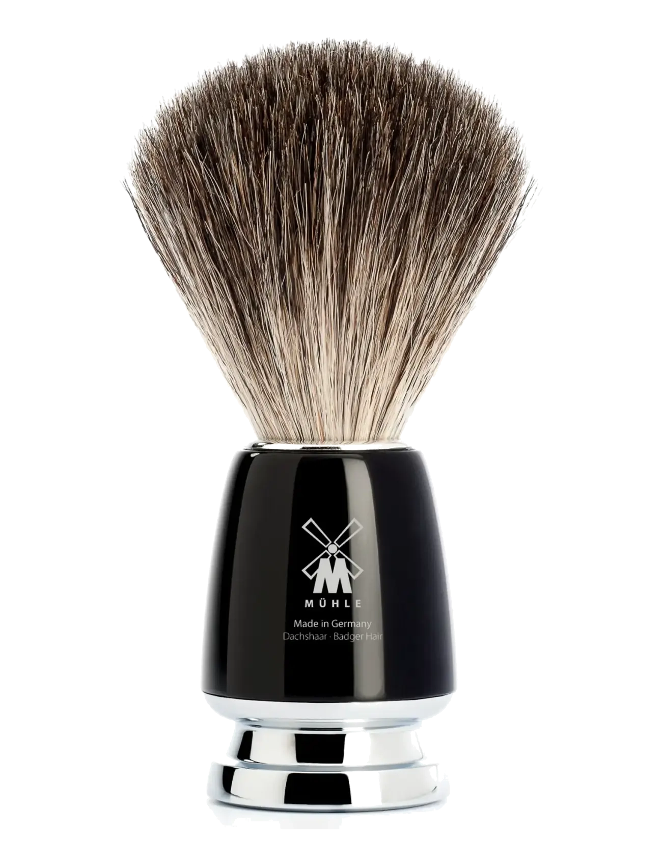 Mühle Shaving - RYTMO Set Safety Razor, Shaving Brush, Bowl Resin Black Pure Badger - til ham - multi-colored - 2