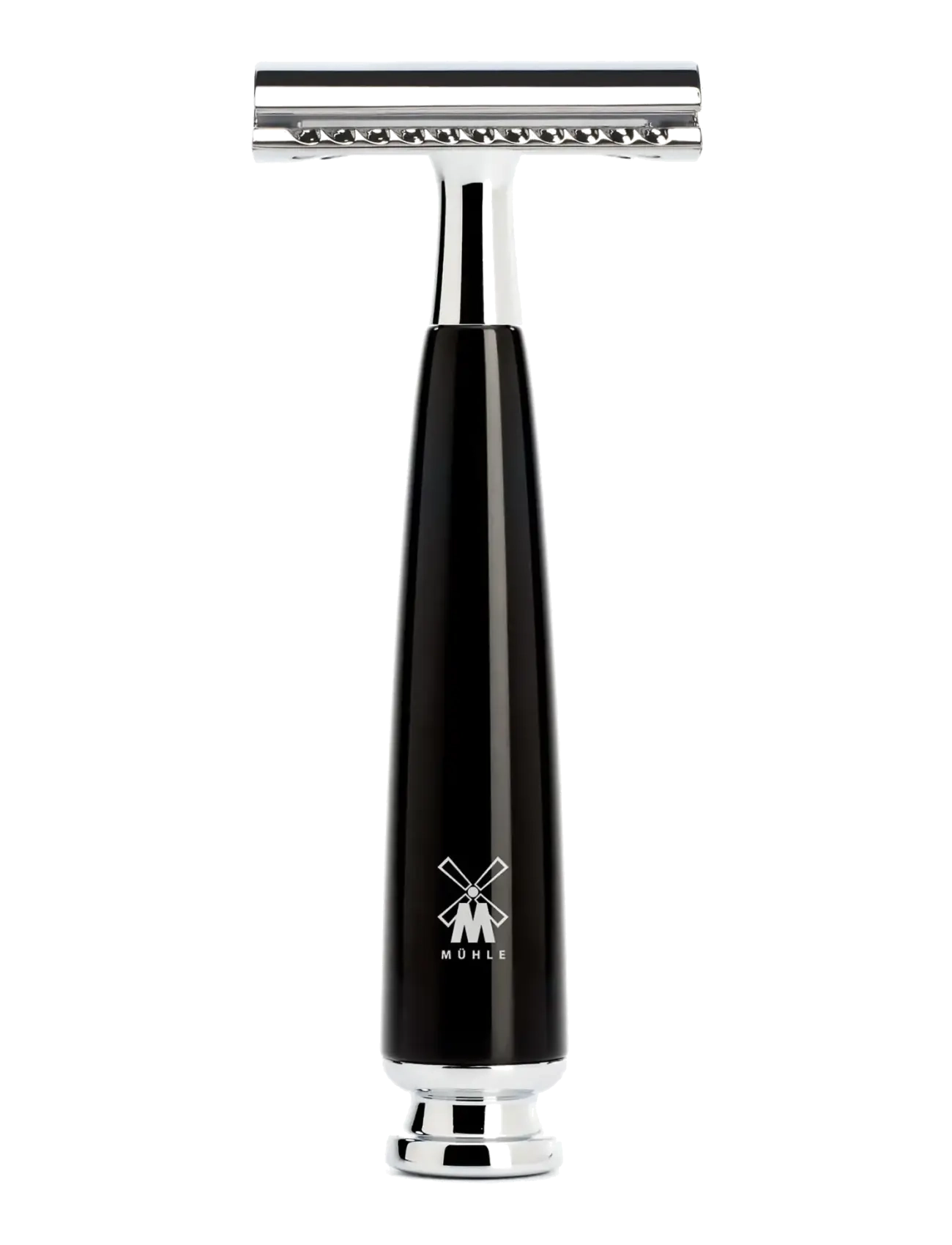 Mühle Shaving - RYTMO Set Safety Razor, Shaving Brush, Bowl Resin Black Pure Badger - til ham - multi-colored - 3