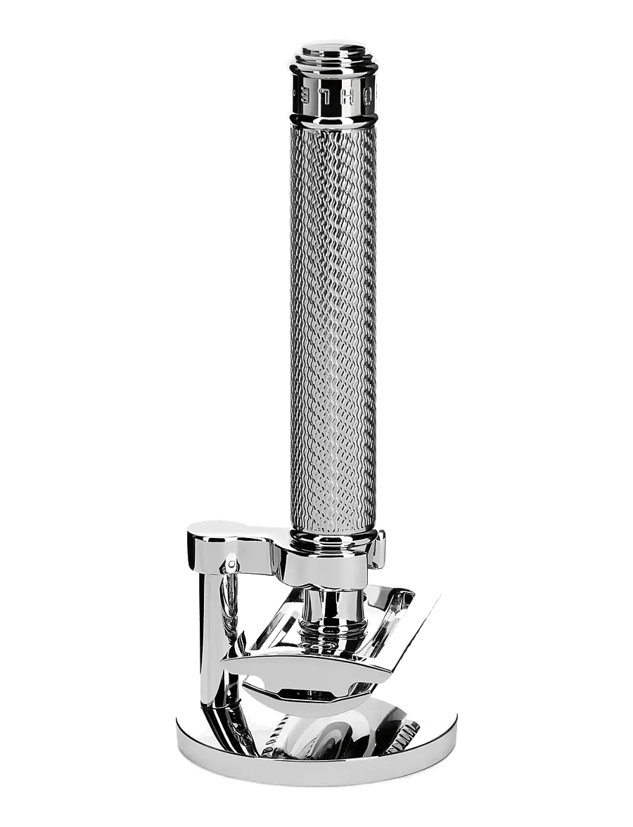 Mühle Shaving - TRADITIONAL Shaving Set Safety Razor & Stand - rakhyvel - silver - 1