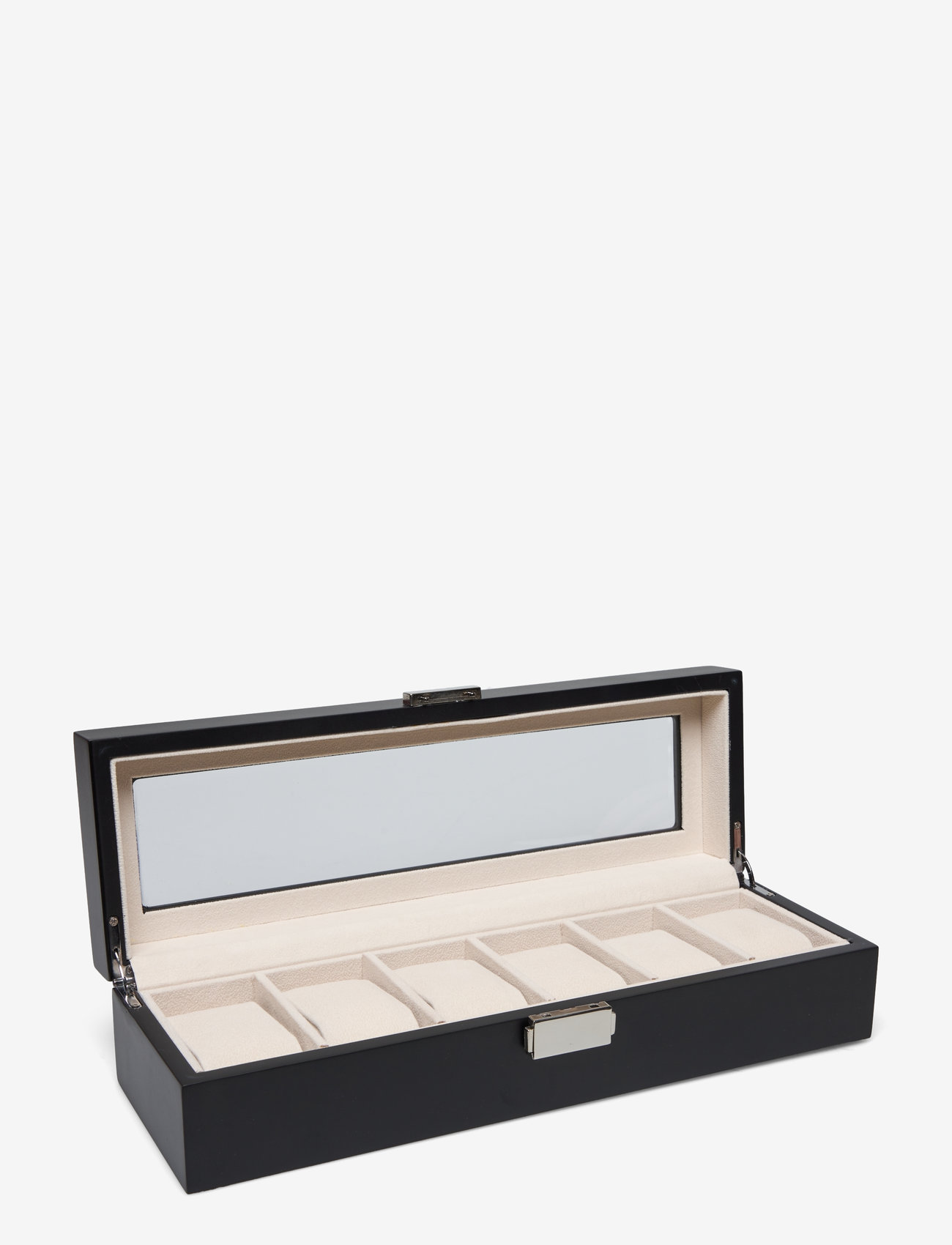 Mulhouse - Watch Box 6 Watches Black Wood - black - 1