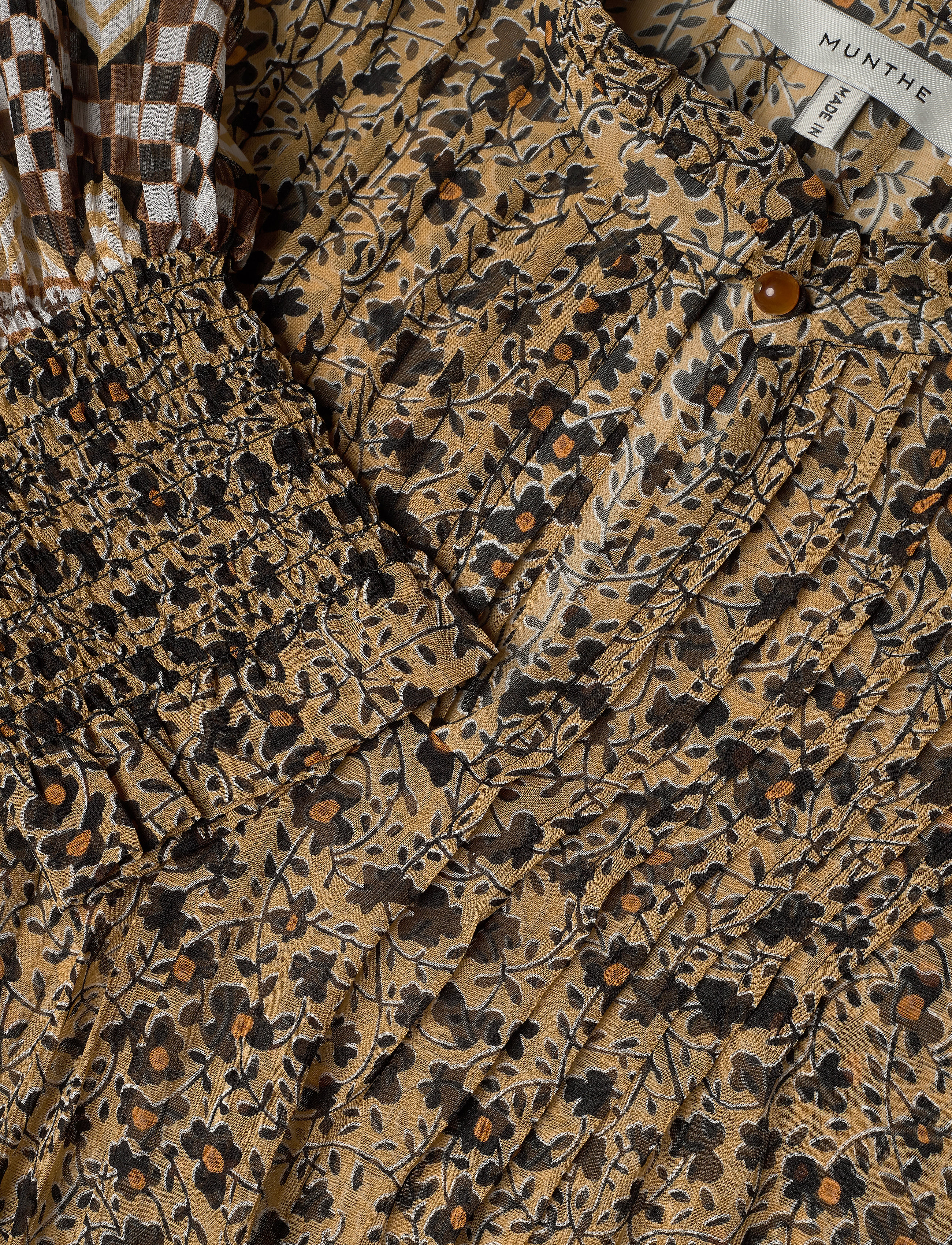 Munthe - MITELLA - midikleider - sienna - 3